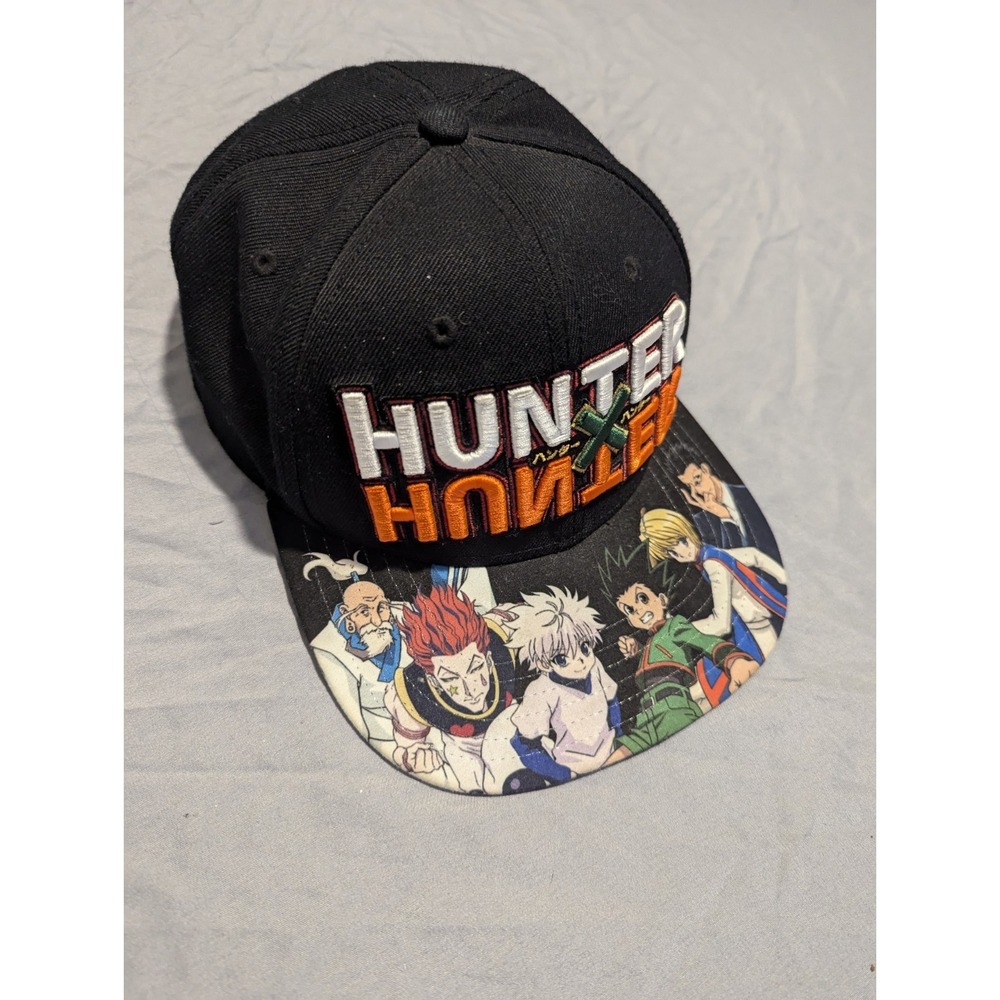 Hunter x Hunter Logo Gon & Killua Flat Bill Snapback Cap Hat Official Licensed